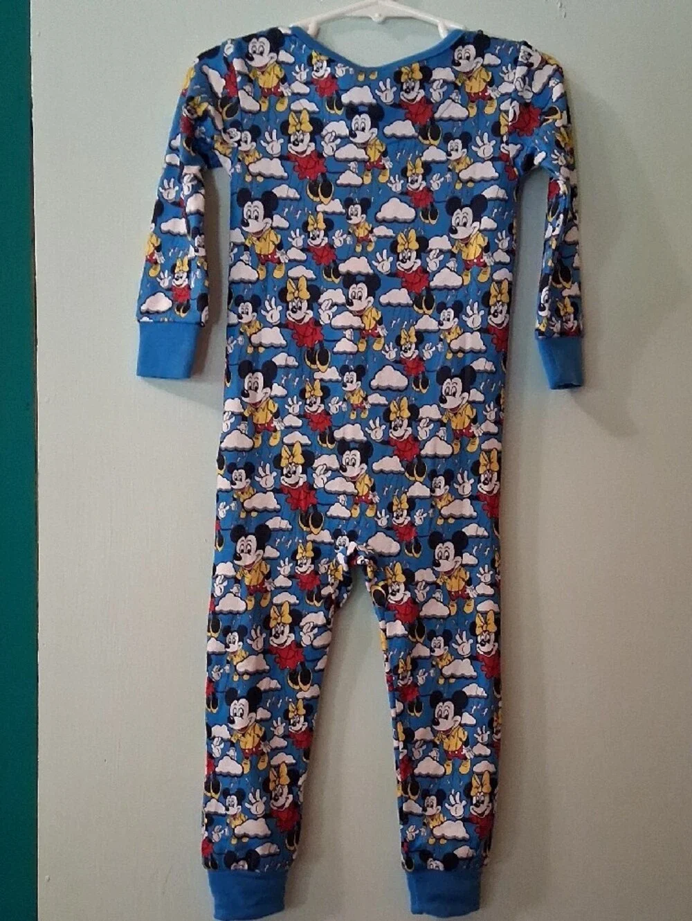 NWT Disney Macy's Mickey & Minnie Mouse Parade Balloon Knit One Piece Sleeper - Picture 2 of 5